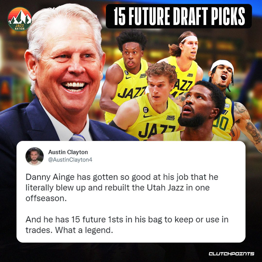 Danny Ainge will be a legendary icon for the Jazz future.