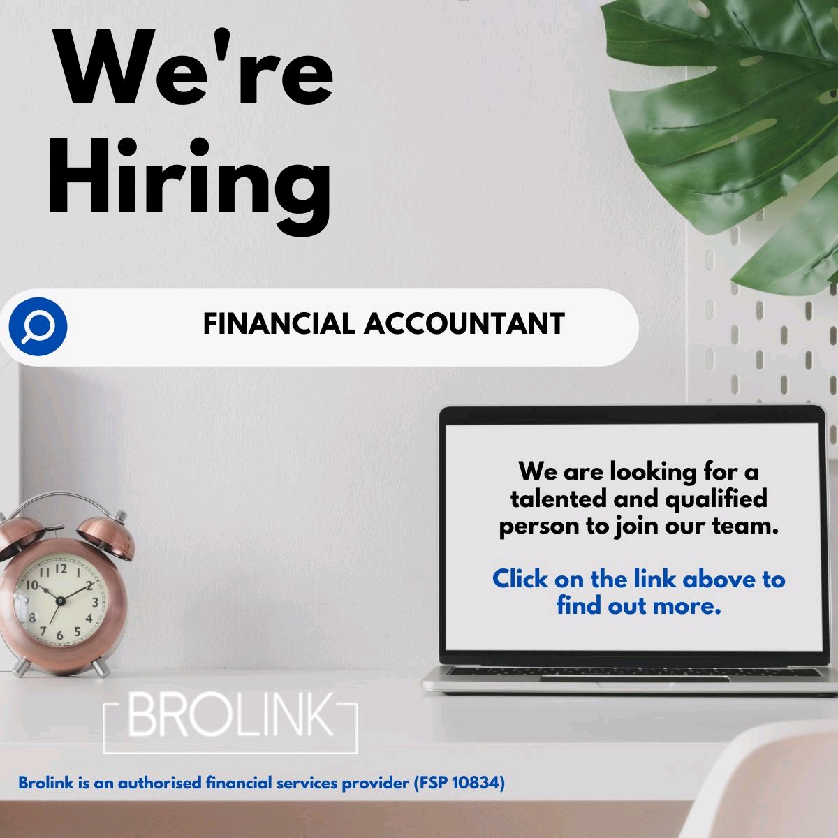 Brolink 

📌Financial Accountant - Centurion 

brolink.co.za/careers/financ…