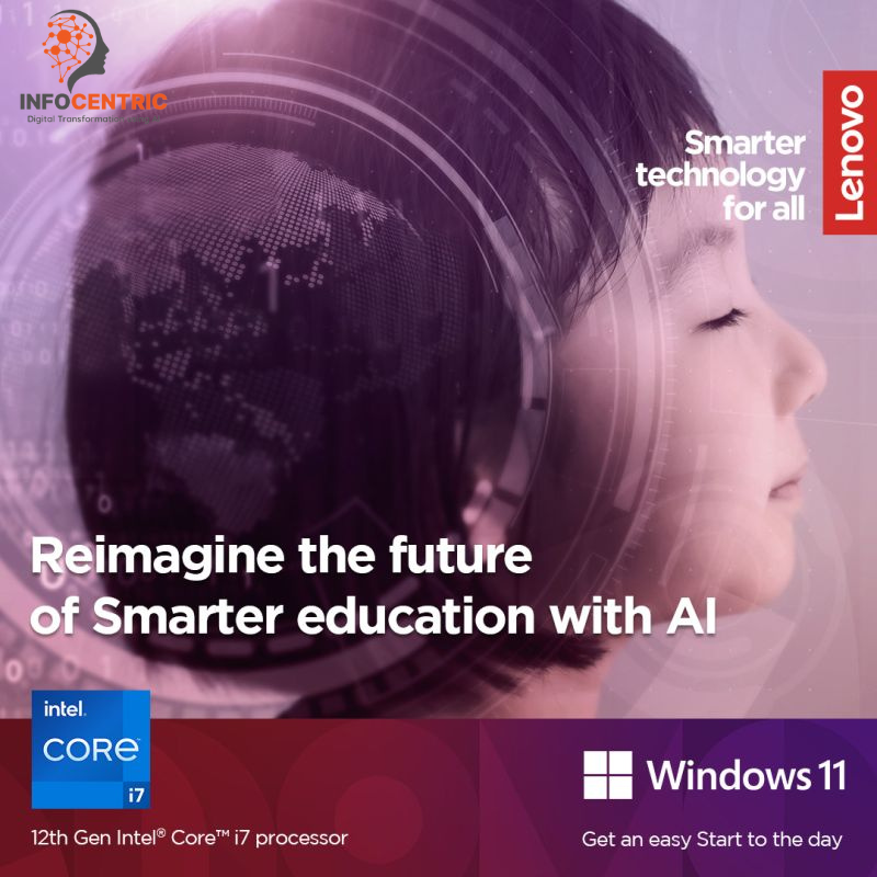 infocentric's tweet photo. The landscape for AI technology has become increasingly mature and Lenovo is leading the way with Lenovo Education Visual AI (LEVA), supported with Lenovo suite of devices running on up to 12th Gen Intel® Core™ i7 processors and Win 11 Pro. https://t.co/OqgbicTnUu
