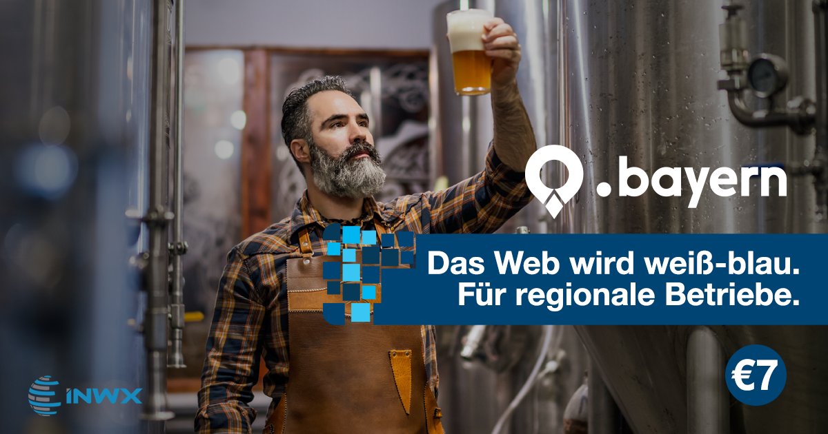 Bayern_Domain's tweet image. Sichere dir jetzt deine .BAYERN-Domain!  - spr.ly/6015MtStV