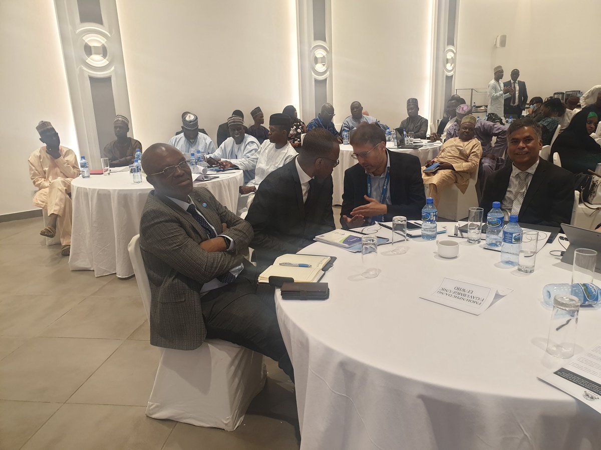 The WR, Dr Walter Kazadi Mulombo was a special guest @ the high level #PHC MoU 2nd Biannual Partners Review @ Fraser suites Abuja.  He emphasized on #zerodose, #RI #HSS in all 8 focus states &amp; thanked #gavi #UNICEF #nphcda &amp; 8 Deputy Governors <a href="/WMulombo/">W. Kazadi Mulombo</a> <a href="/WHONigeria/">WHO Nigeria</a> <a href="/khedra1122/">Ahmed Khedr</a>
