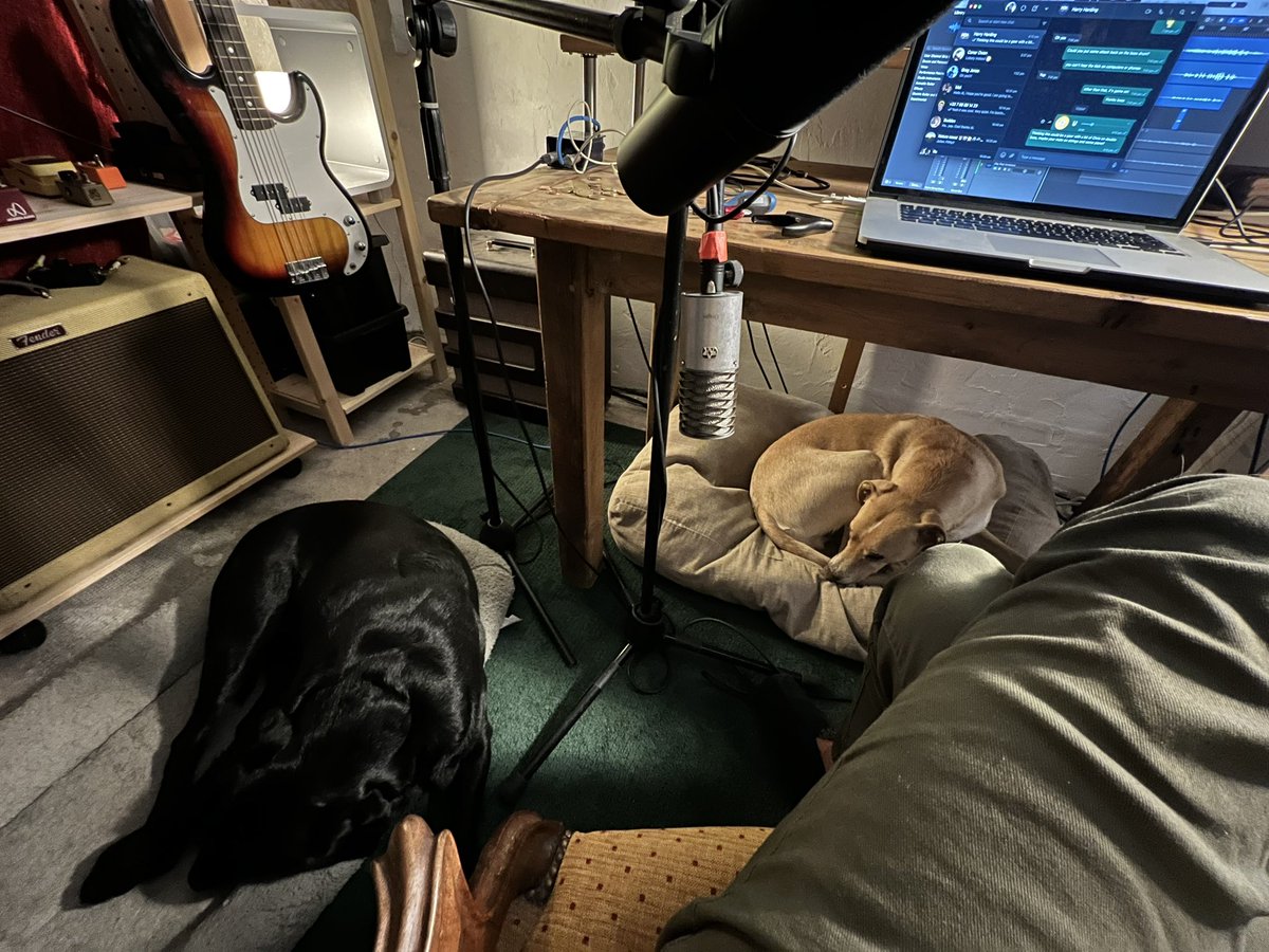 Back in the recording game! 😀
