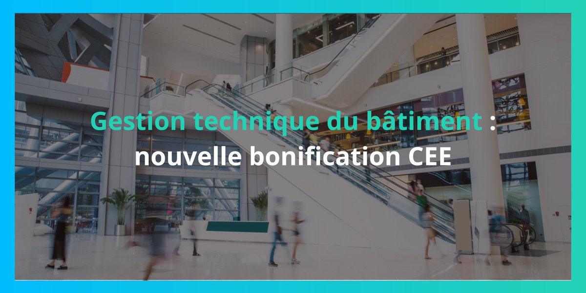 [Actualités] Création d'une bonification pour l'installation ou l'amélioration d'un système de GTB

🗓️ Opérations engagées avant le 31 décembre 2023

👉 x2 pour l’acquisition d’un système de GTB
👉 x1.5 pour l’amélioration d’un système existant de GTB

🎙️ smartlink.ausha.co/propos/gestion…