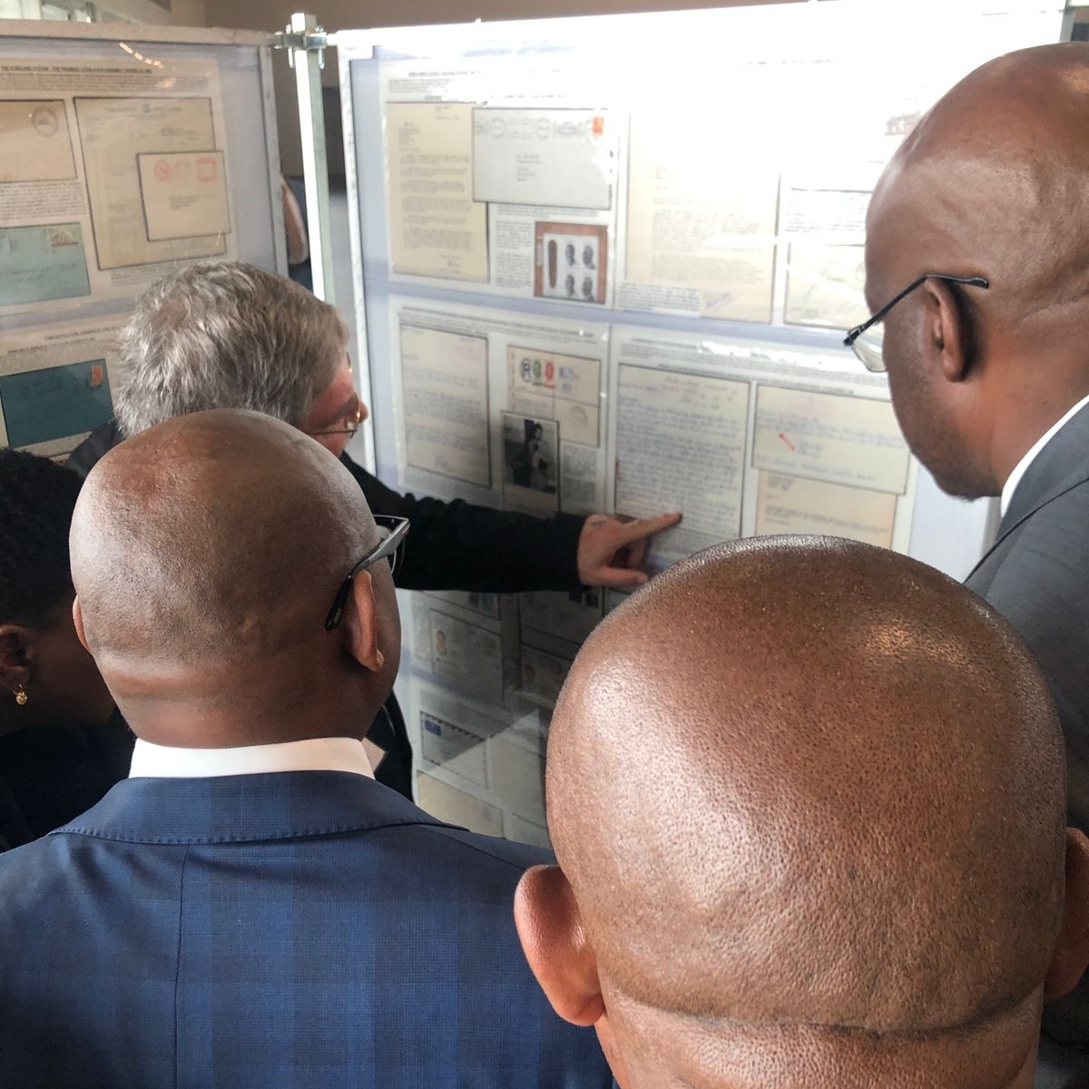 pfsastamps's tweet photo. Gerard Kamffer's exhibition 'The Road to Democracy' is open now.  It is showing South Africa the raw documents pertaining to our shared history and allowing us to reconnect with the past. https://t.co/hq1UUzzj4l