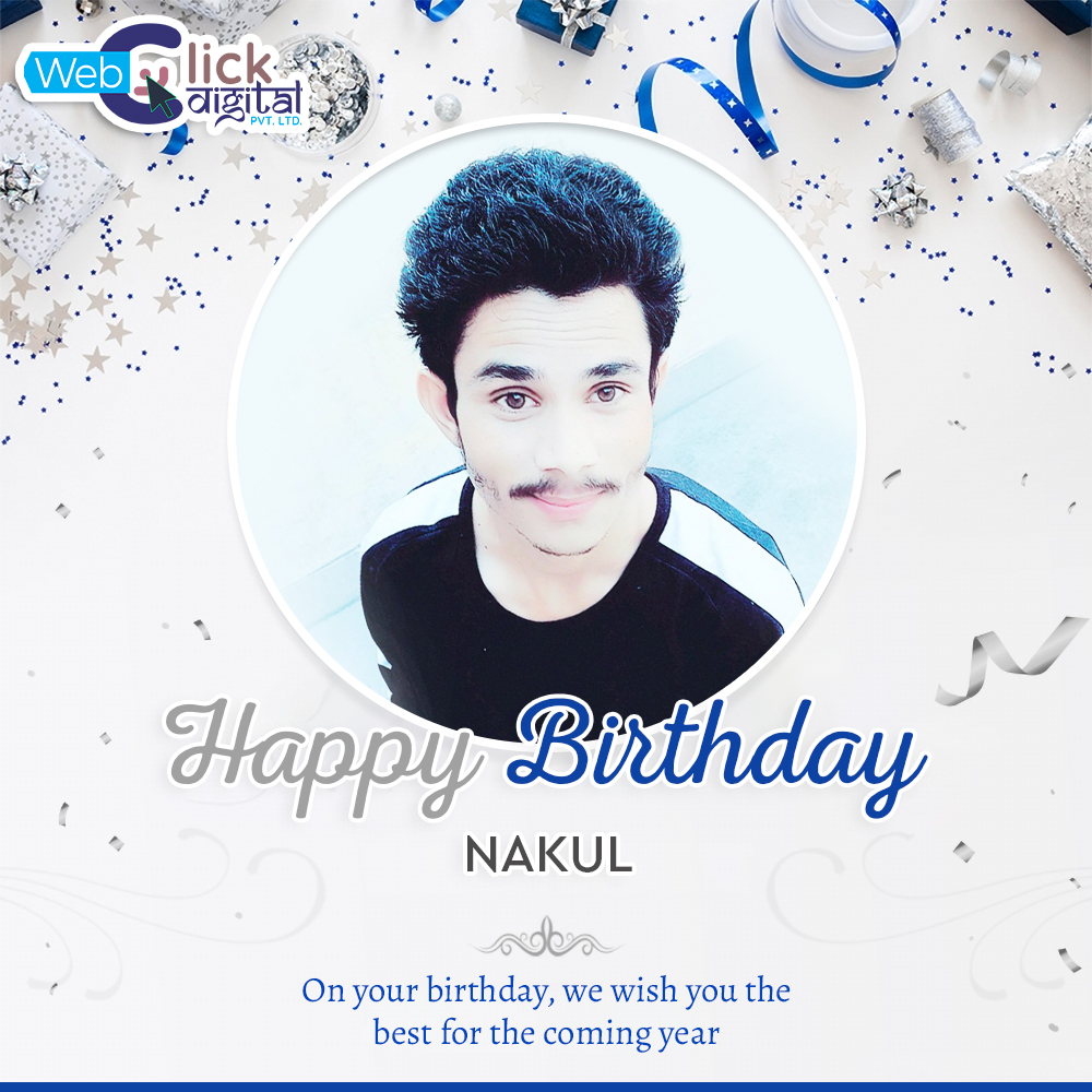 webclickindia20's tweet photo. This birthday, 🎂 we wish you abundant happiness 😀 and love ❣️. May all your dreams 🤯 turn into reality. #HappyBirthdayNakul 🥳.
#HappyBirthday #BirthdayWishes #Party #WebClickDigital #WebclickDigitalPvtLtd #WebClickIndia #WebClickIndiaTeam #WebClickDigitalTeam https://t.co/hrhAHora9l