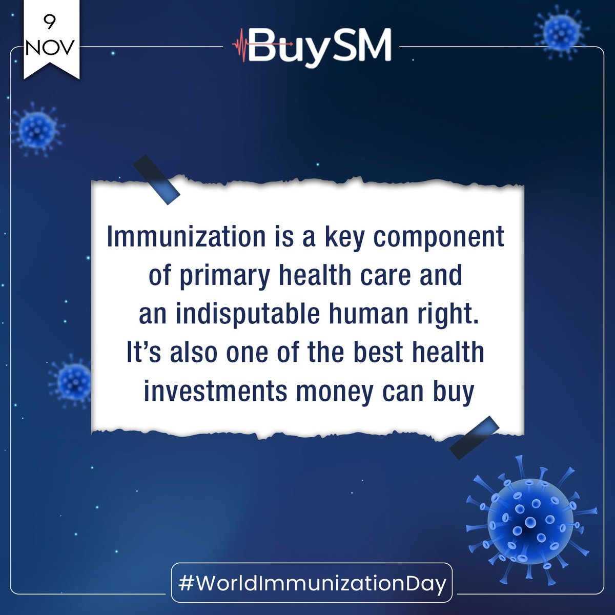 buysmofficials's tweet photo. World Immunization Day aims to highlight the collective action needed and to promote the use of vaccines to protect people of all ages against disease.

#WorldImmunizationDay #immunization #immune #vaccine #awareness #health #globalhealthcare #follow https://t.co/aS6BZxIJq4