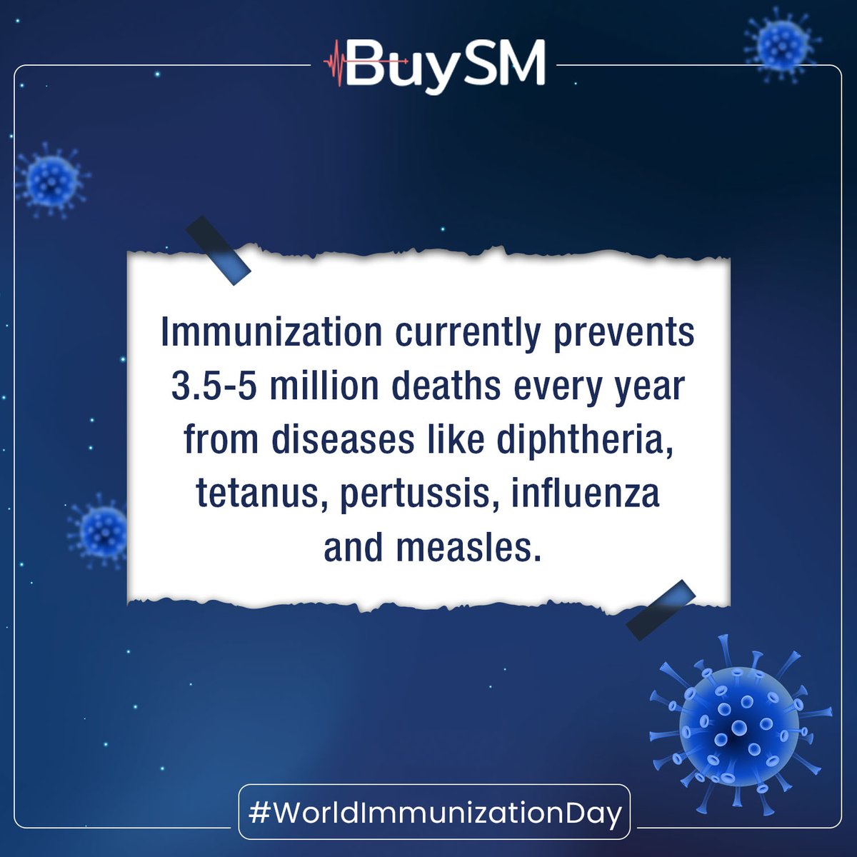 buysmofficials's tweet photo. World Immunization Day aims to highlight the collective action needed and to promote the use of vaccines to protect people of all ages against disease.

#WorldImmunizationDay #immunization #immune #vaccine #awareness #health #globalhealthcare #follow https://t.co/aS6BZxIJq4