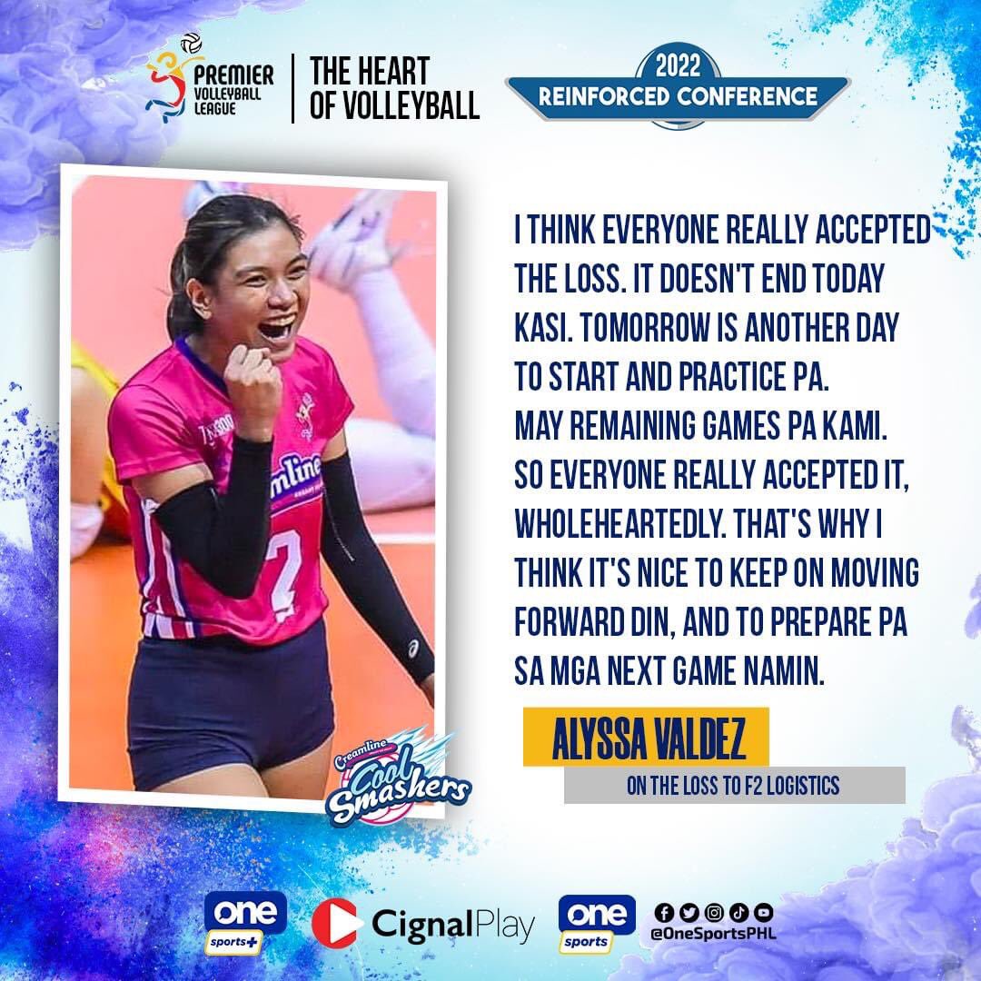 Keep moving forward. 💯

The Cool Smashers are focused on getting back on track and acing their next games! 

#PVLonOneSports
#TheHeartOfVolleyball