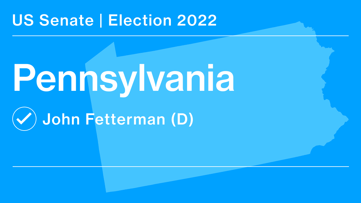 Democrat John Fetterman wins the Senate race in Pennsylvania over Republican Mehmet Oz, flipping the seat

Latest updates: trib.al/unMw5HV
