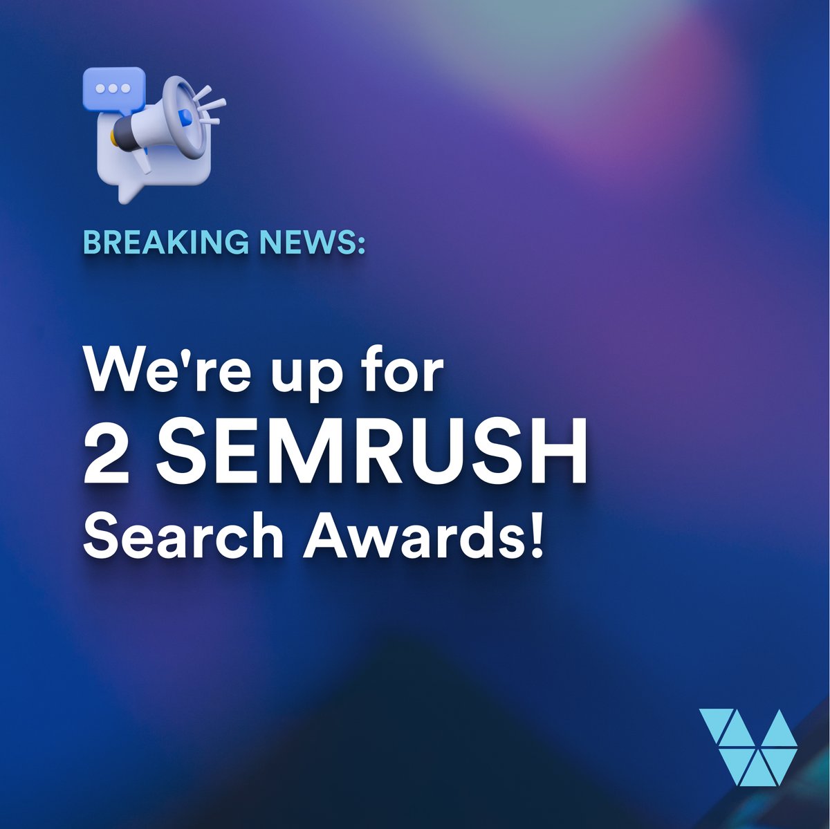VineDigital's tweet photo. We’ve been shortlisted for 2x SEMRush Search Awards! Our work has been recognised in the “Best Online Marketing Campaign–Healthcare” and “Highest Website Visitor Growth” categories. Cross your fingers and toes for us, and watch this space for results! https://t.co/24ai54xtGj