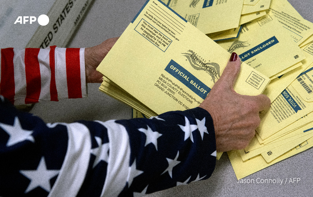AFP's tweet photo. Republican 'red wave' hopes fizzle in US midterm vote.

The election is "definitely not a Republican wave, that's for darn sure," Senator Lindsey Graham, a top Trump ally, told NBC News

https://t.co/N56cg2YR62 https://t.co/mcPXAVPJbk
