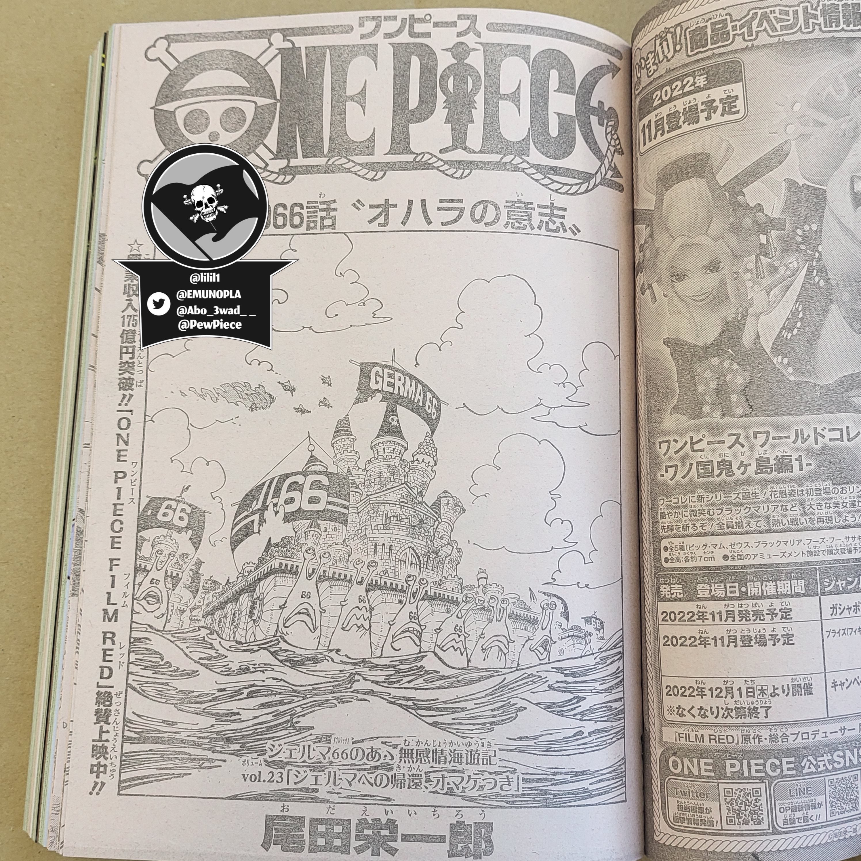 Spoiler - One Piece Chapter 1066 Spoiler Summaries and Images