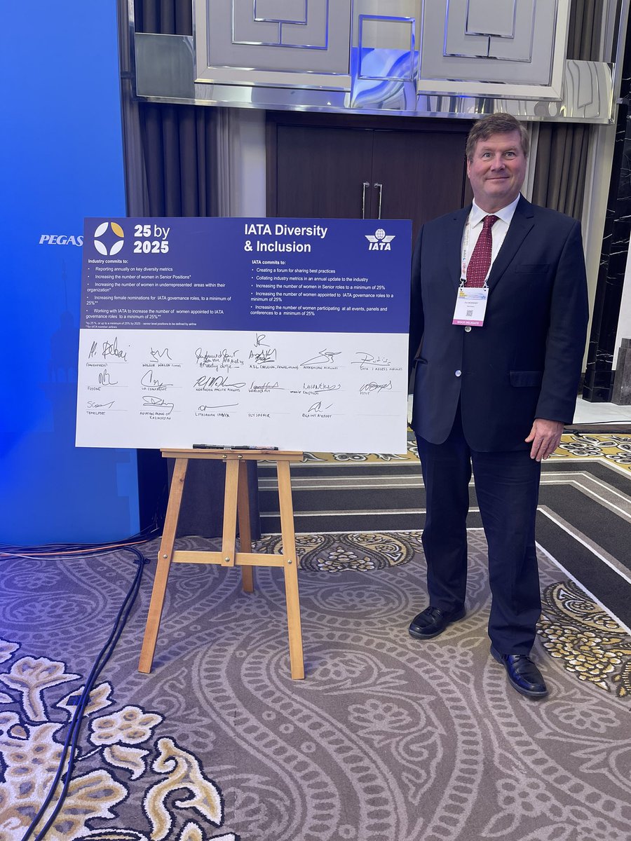 RobLMcKinney's tweet photo. Very proud that Northern Pacific Airways is the newest signatory to IATAs 25 by 2025 initivie that is a commitment to increase women in the aviation workforce both in senior management and under represented workgroups . https://t.co/7HZDfJYV6Q