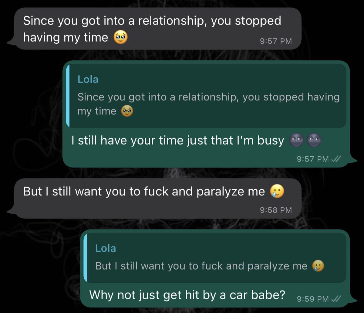 See the chat that got people talking