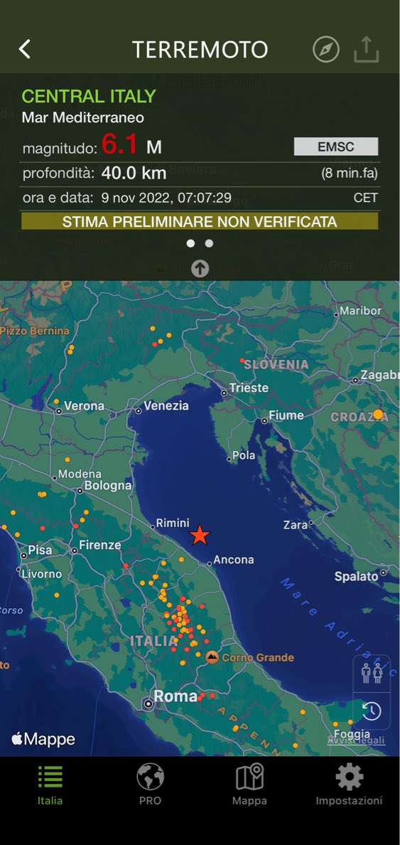 _Fa_St_'s tweet photo. 8 min.fa #terremoto 6.1 a Mar Mediterraneo, 40.0km, 07:07 CET (EMSC) https://t.co/UQMJF5LePS https://t.co/tUEB1R42ff