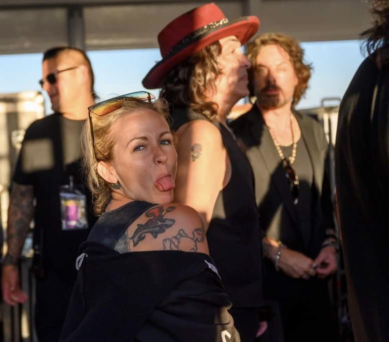 Its seems like for 10 days i might be the only red lami that didnt ask for many photos.. but its their vacay too. I know everyone spent a ton of money but still. However, <a href="/bobbydreher/">Bobby Dreher</a> caught this classic of me not even noticing <a href="/PaulStanleyLive/">Paul Stanley</a> next to me during <a href="/sebastianbach/">Sebastian Bach™️</a>