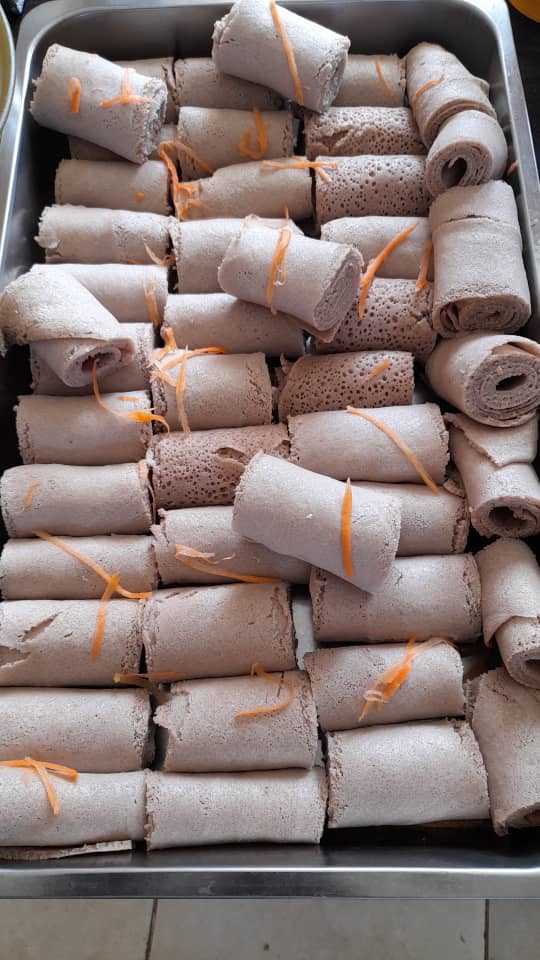 bluelemoneats's tweet photo. We love to cook #exotic #foods from all over the world. We explore various #cultures, allow ourselves to dream by preparing various African dishes. We ensure that we are always continuing to learn more about food and our world. Here we prepared #injera bread - Ethiopian dish. https://t.co/NvPySPMZuO