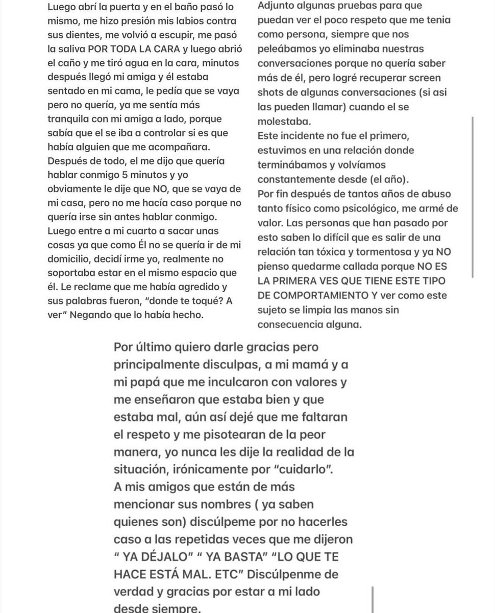 maricieloser's tweet photo. Que sea de conocimiento público que NICOLAS ISRAEL ZUTA DELGADO es un abusador y potencial feminicida. Adjunto testimonio, capturas y la denuncia la víctima. https://t.co/EpX4mWZYPz