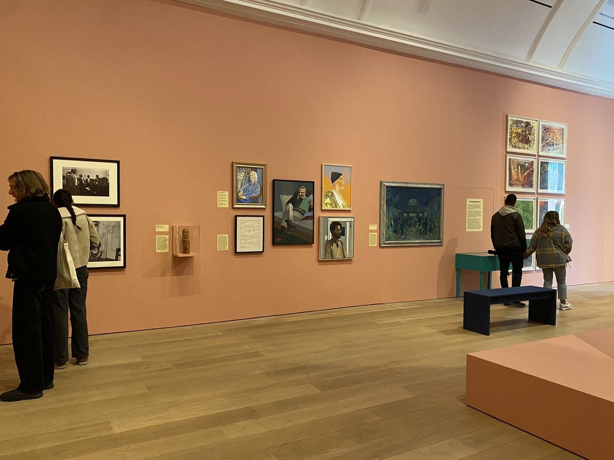 Dorcasstories's tweet photo. With @BBCNuala on @BBCWomansHour discussing #AltheaMcNish on @WhitworthArt what will you at the exhibition #textiles colour, her sketchbooks, artworks, rare film footage of her working in her studio, artworks‘ Caribbean artists movement, @vanleyburke photos and more #colourismine https://t.co/FlLo9bXIzF