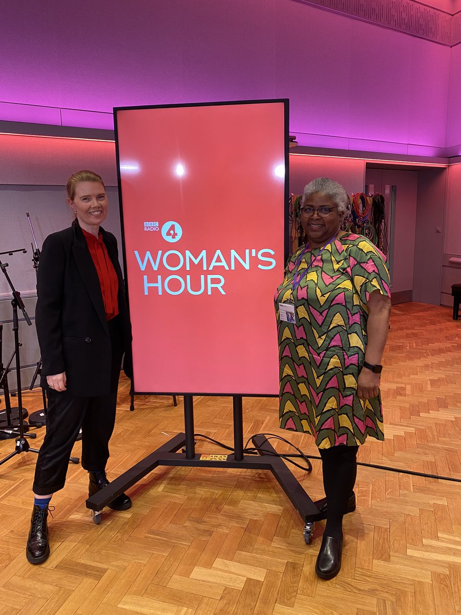 Dorcasstories's tweet photo. With @BBCNuala on @BBCWomansHour discussing #AltheaMcNish on @WhitworthArt what will you at the exhibition #textiles colour, her sketchbooks, artworks, rare film footage of her working in her studio, artworks‘ Caribbean artists movement, @vanleyburke photos and more #colourismine https://t.co/FlLo9bXIzF
