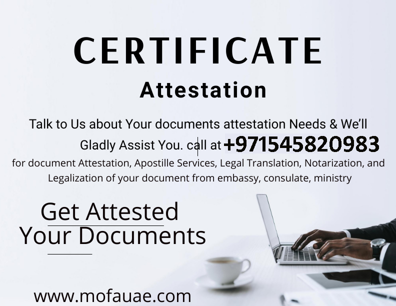 Certificate Attestation In UAE Call +971545820983

Looking for a certificate attestation service? We provide certificate attestation services for all your needs.