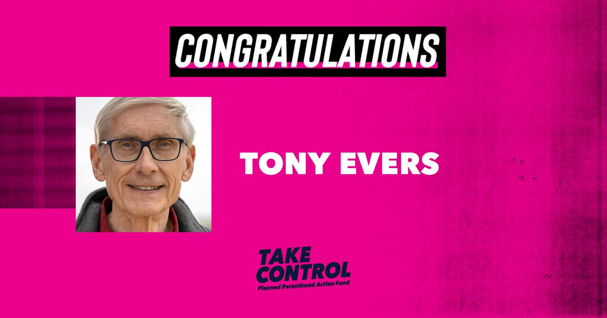 alexismcgill's tweet photo. Tonight, Wisconsin voters made their voices heard by re-electing @Tony4WI, a longtime champion of reproductive health &amp; rights.

 The fight to reclaim our rights begins with electing leaders at the state level who are prepared to fight like hell to restore our right to abortion. https://t.co/PStVfuztF2