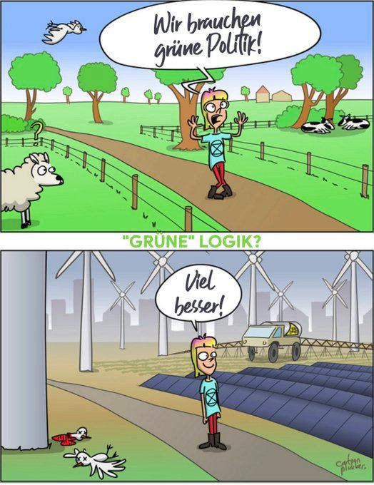 ganCheangal's tweet photo. #KeineTabus mehr! @GoeringEckardt und @Die_Gruenen fordern mehr Windkraftanlagen im Wald! Wer braucht schon natürliche CO2- Filter?🧐 https://t.co/jt0utzVBeZ