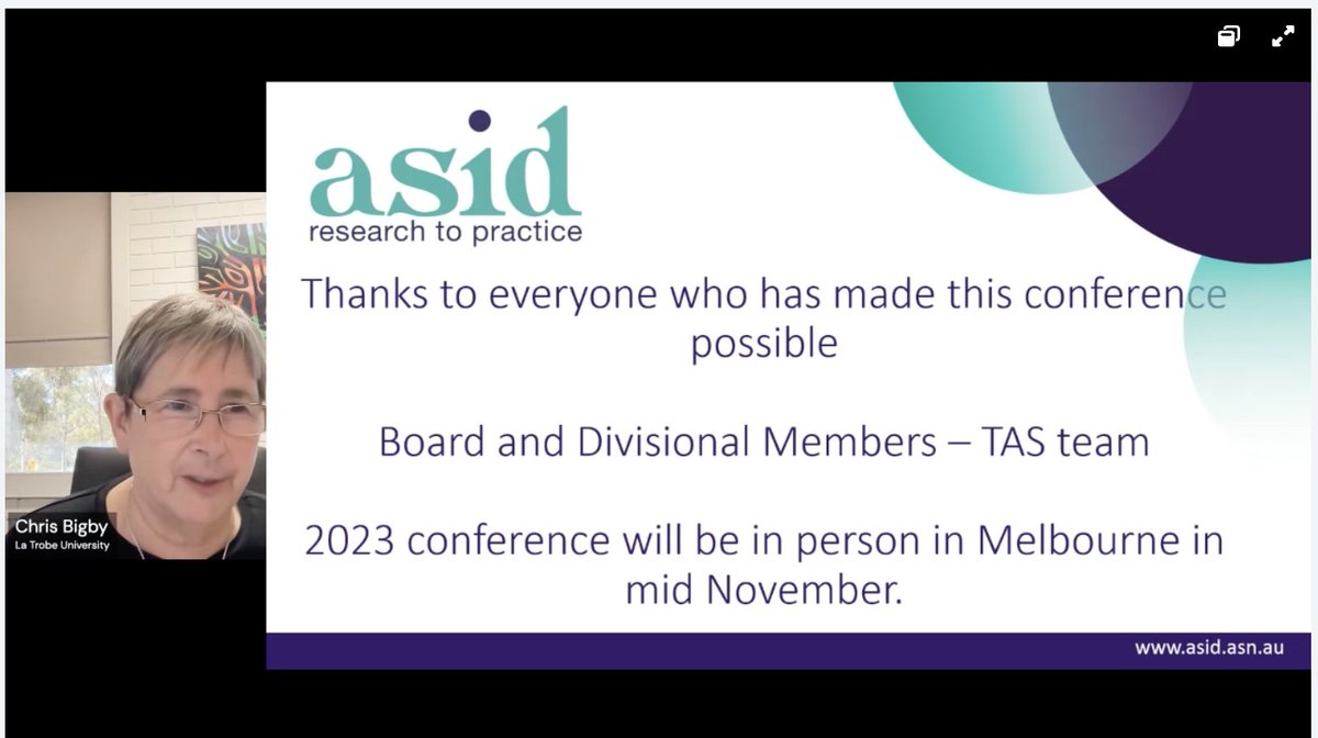 ASID_Ltd's tweet photo. Thank-you to everybody who made the 2022 ASID conference possible and to all who attended. #ASID2022 https://t.co/DgQNLZXm4P
