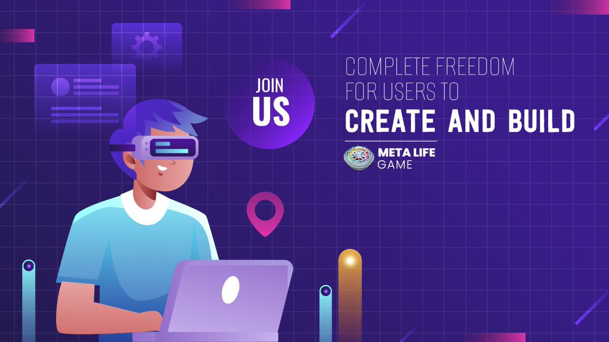 _Metalifegame_'s tweet photo. ✨Want to try the ultimate #web3 experience? 🔗Join #Metalifegame, a #metaverse 👩💻platform that offers complete freedom for users to ⚡️create and 🏬build according to their preferences.
#web3 #gamefi #NFT https://t.co/kgHmoV9fSo