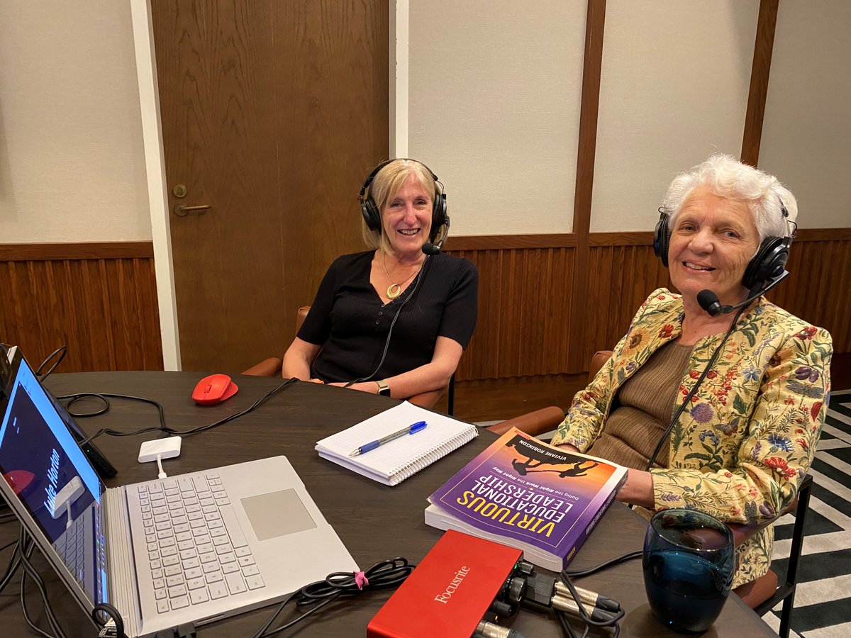Episode 5 of our ‘Leadership in Focus’ series is live! Join host <a href="/JJarvis1/">Joanne Jarvis</a> as she speaks with school leadership expert and author Prof. Viviane Robinson about her new book ‘Virtuous Educational Leadership: Doing the Right Work the Right Way’. Listen now at education.nsw.gov.au/teaching-and-l…