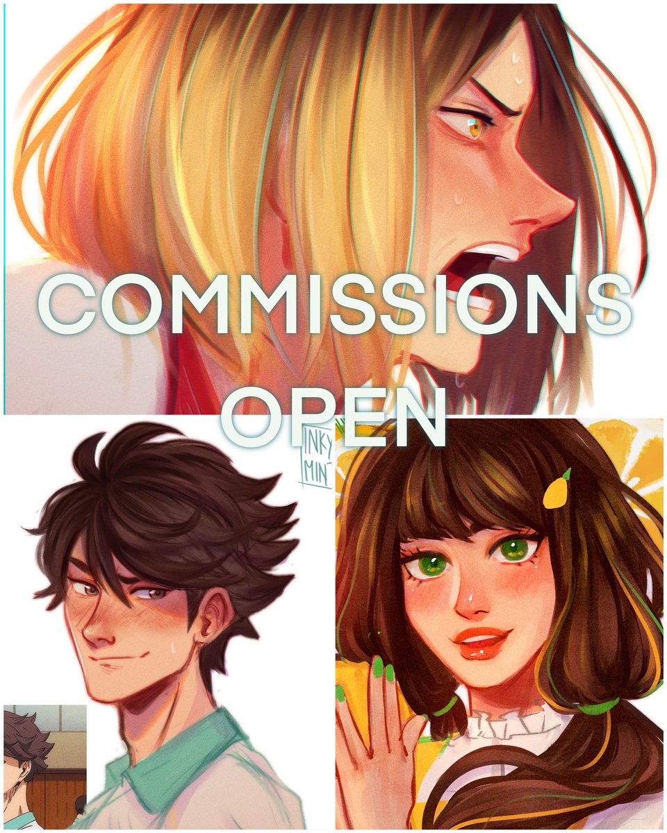 「doing bust commissions for $60 because m」|開花させるもののイラスト