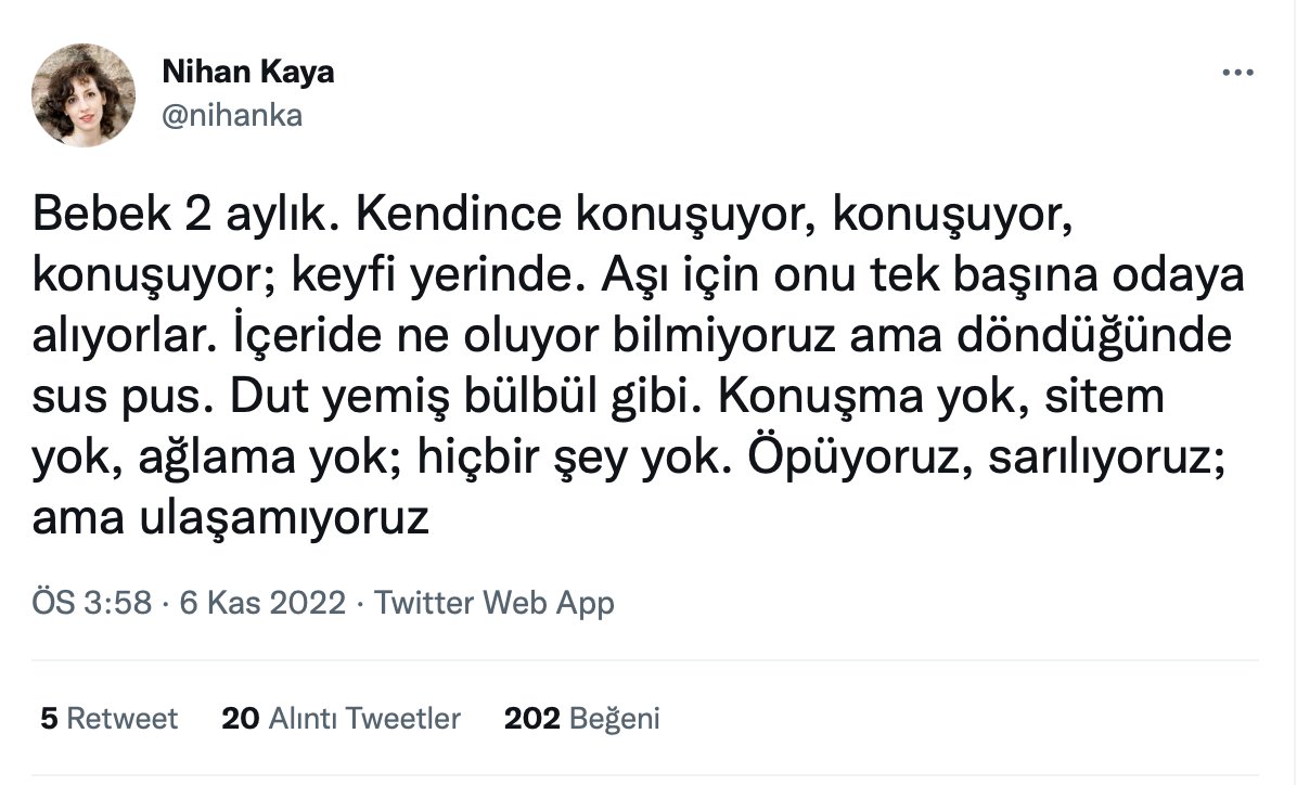 Lütfen aşağıdaki gibi mesajları veren insanları ciddiye almayın bebeklerinizi, çocuklarınızı zamanı geldiğinde aşıya götürün. Bu insanlar kötü ve cahiller. Onların çocuklarına zarar vermesine neden olmayın. <a href="/saglikbakanligi/">T.C. Sağlık Bakanlığı</a> lütfen siz de önlem alın, yasal olarak takip edin.