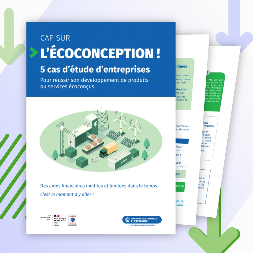 🟢 Vous souhaitez intégrer la protection de l'#environnement dès la conception de vos produits ? Adoptez l'éco-conception. En savoir + 👉 cci.fr/ressources/dev…
#CCI <a href="/Ecologie_Gouv/">Min. Ecologie Territoire Transports Ville Logement</a> <a href="/Economie_Gouv/">Ministère de l'Économie et des Finances</a> <a href="/ademe/">ADEME</a>