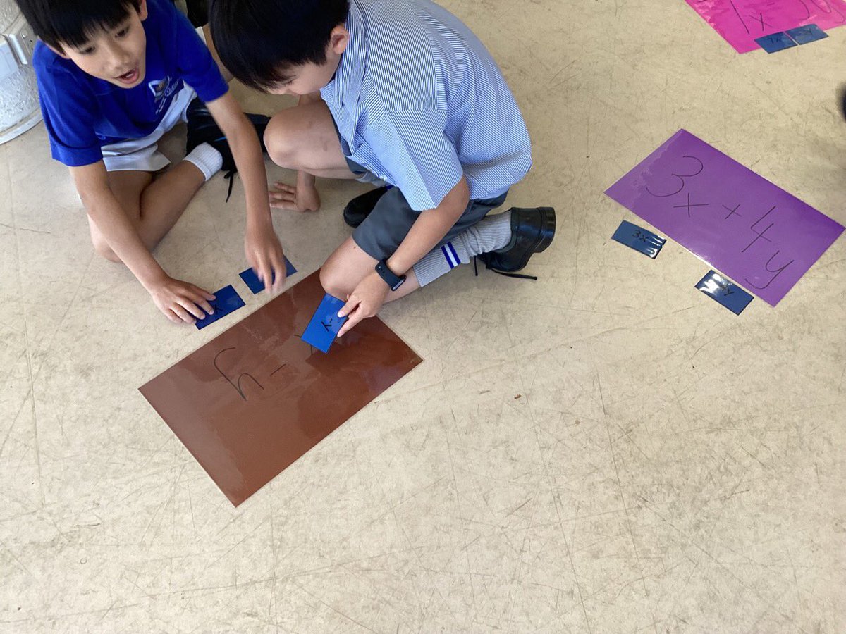 Research proves physical movement helps students engage in, investigate and understand #maths concepts. @SPSC_Adelaide we’ve been getting #active with #algebra in Year 4! Boys have been using their bodies as tools for learning to help solve team challenges. <a href="/JGelsthorpe/">Jon Gelsthorpe</a>