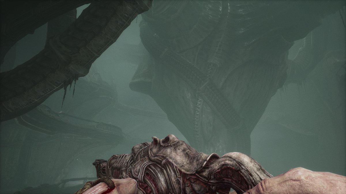 GiLin_Hz's tweet photo. You're the last living cell inside a human body fighting a desease...SCORN.  Look that's 💖. #Scorn #XboxShare https://t.co/whfiCdg5MZ