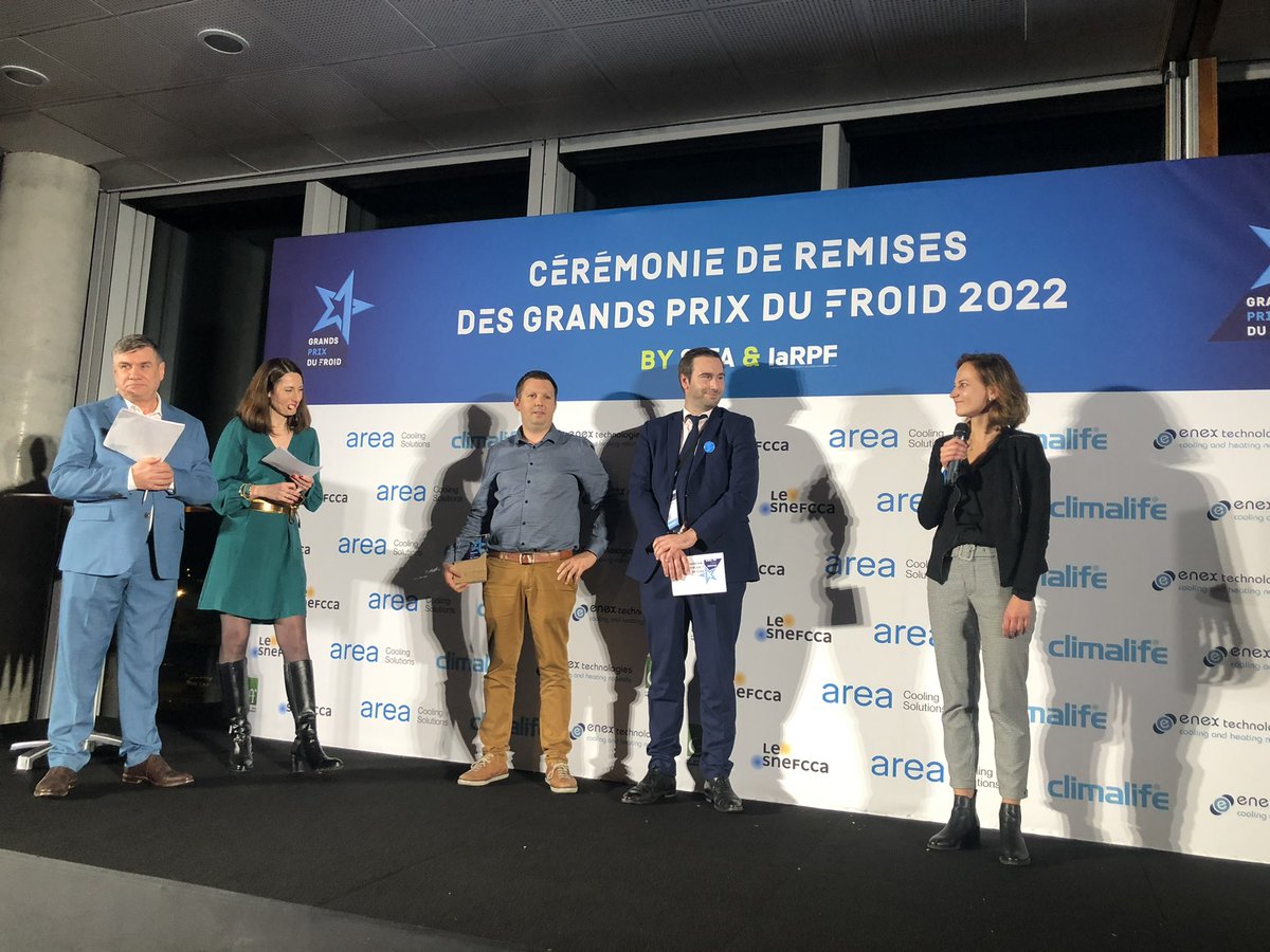 Equans_France's tweet image. [#SIFA] 🏆 
#Axima remporte fièrement le prix de l'installation innovante grâce à ses nouveaux fluides A2L, bas-carbone !

👉 Notre ambition est d’utiliser ces fluides sur les installations en #réfrigération commerciale, tertiaire, dans l’industrie agro-alimentaire et logistique.