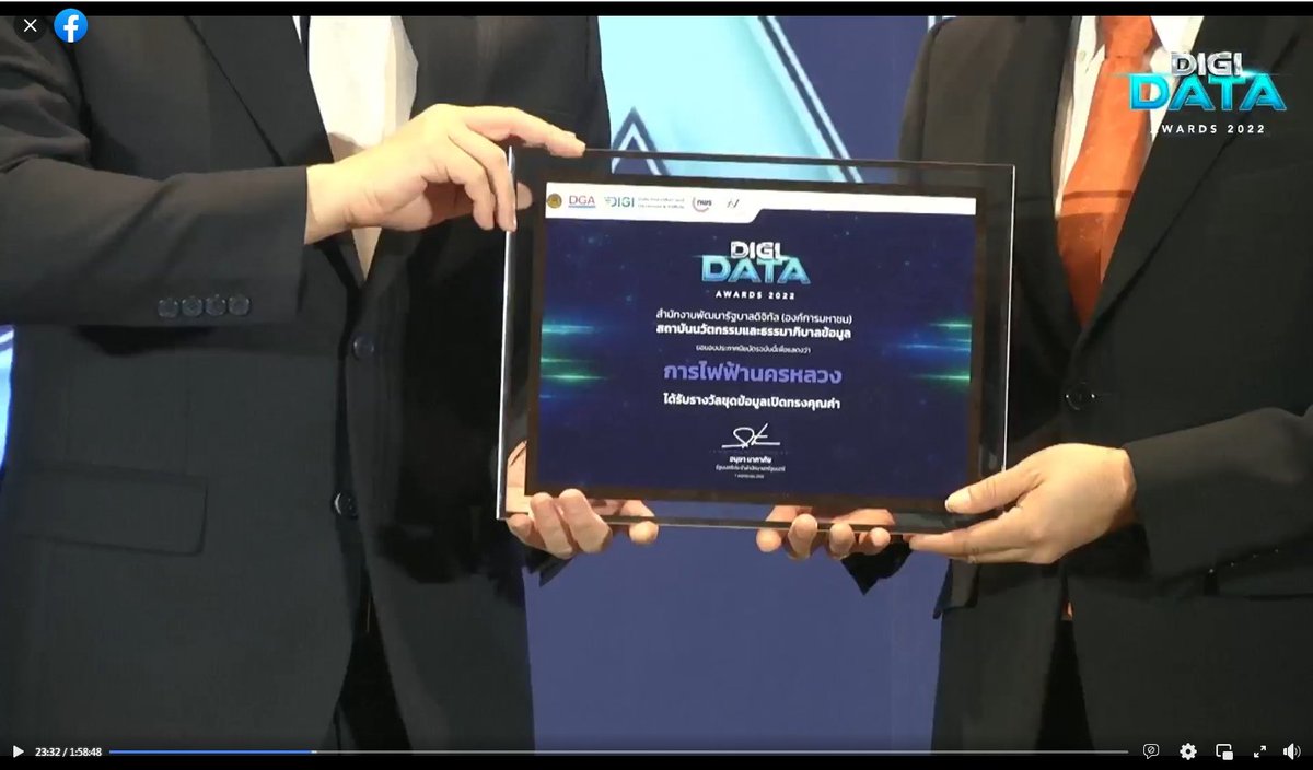 mea_news's tweet photo. MEA รับประกาศนียบัตรชุดข้อมูลเปิดทรงคุณค่า ในงาน DIGI Data Award 2022
อ่ายรายละเอียด คลิก >> https://t.co/N7ydorlwVX
#DIGIDATAAWARDS2022 #DIGI
#สถาบันนวัตกรรมและธรรมาภิบาลข้อมูล
#Opendata #ชุดข้อมูลเปิด
#DataDrivenOrganization
#MEA #การไฟฟ้านครหลวง https://t.co/4Ht6L1f9Lv