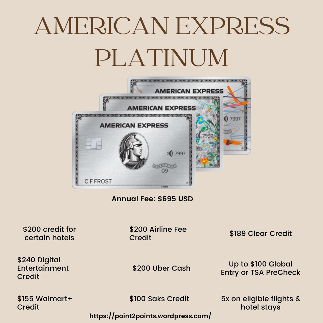 Point2Points_'s tweet image. The American Express Platinum card is one of the most prestige cards on the market. It has benefits that serve your transportation, flight experience, dining, exercise, and even more. If you can utilize all the benefits of this card, this is the most premium card you can get!