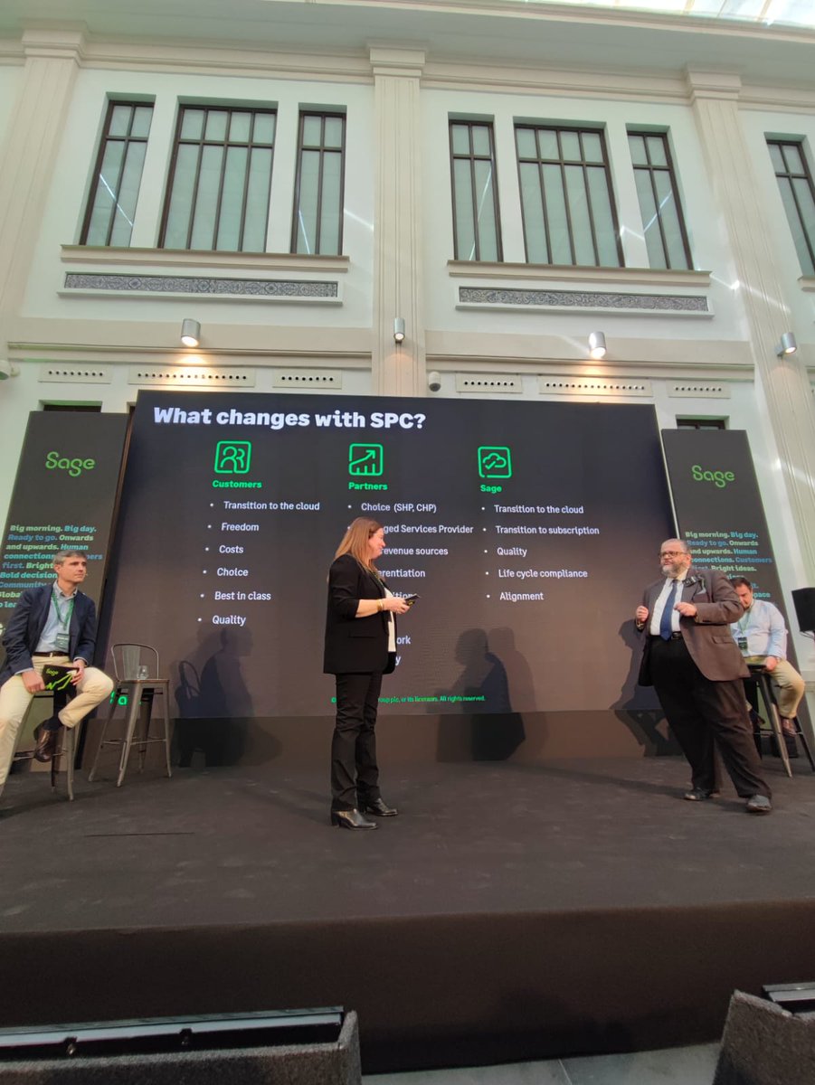 Asistimos al #FY23PartnerKickoff de <a href="/SageSpain/">Sage Spain</a> en Málaga, donde hemos comprobado que la digitalización empieza en nosotros.
Como Platinum Partner de #SageX3 estamos comprometidos a liderar el cambio confiando en la tecnología de <a href="/sagegroupplc/">Sage</a>.
#GameOn 🤝🏼💚