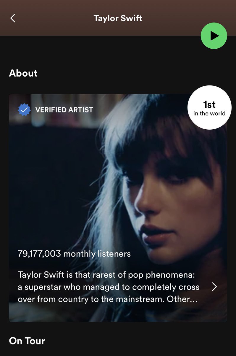 CrespBrandon533's tweet photo. Yo… I wanna know who the fuck even listens to Taylor swift tho... Those numbers can’t be real… https://t.co/SihfBPUUSF