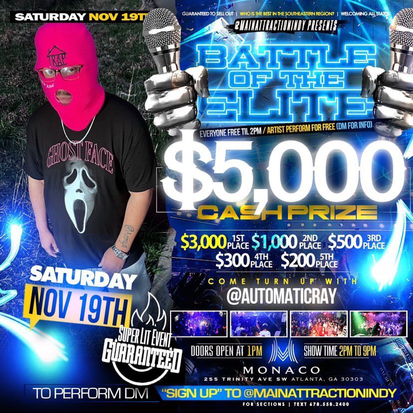 AutomaticRay's tweet photo. Come rock with me and @LottaZay next Saturday!!! We turning all the way up on these mfs!!! https://t.co/q3CFqeX7Rd