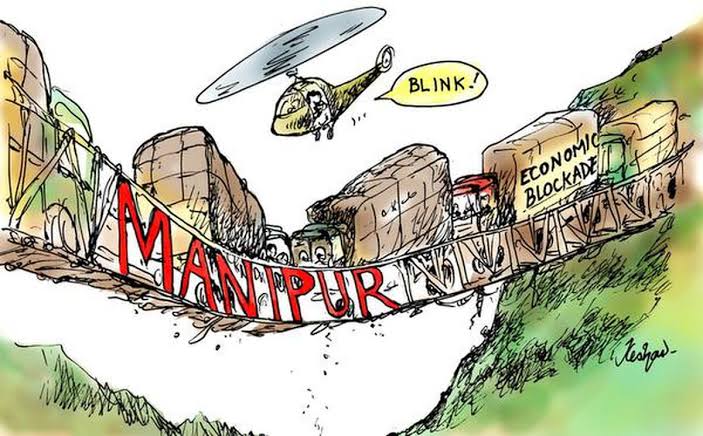 MBarishSharma's tweet photo. Blockage amadi Fake Encounter na thallaba mapham amabu shanti leiba Tangdu leitaba lamdam ama oihallakhiba Manipur People's CM shri @NBirenSingh led BJP Govt! 
#VikasKaDoubleEngine https://t.co/rbEVd1qPeP