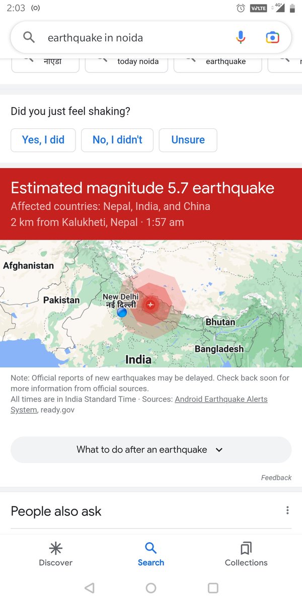 Qunalsoni's tweet photo. Yes, it was shaking at 2am and the magnitude was somewhere near 6.5 eventually. https://t.co/hMH14RzZB7