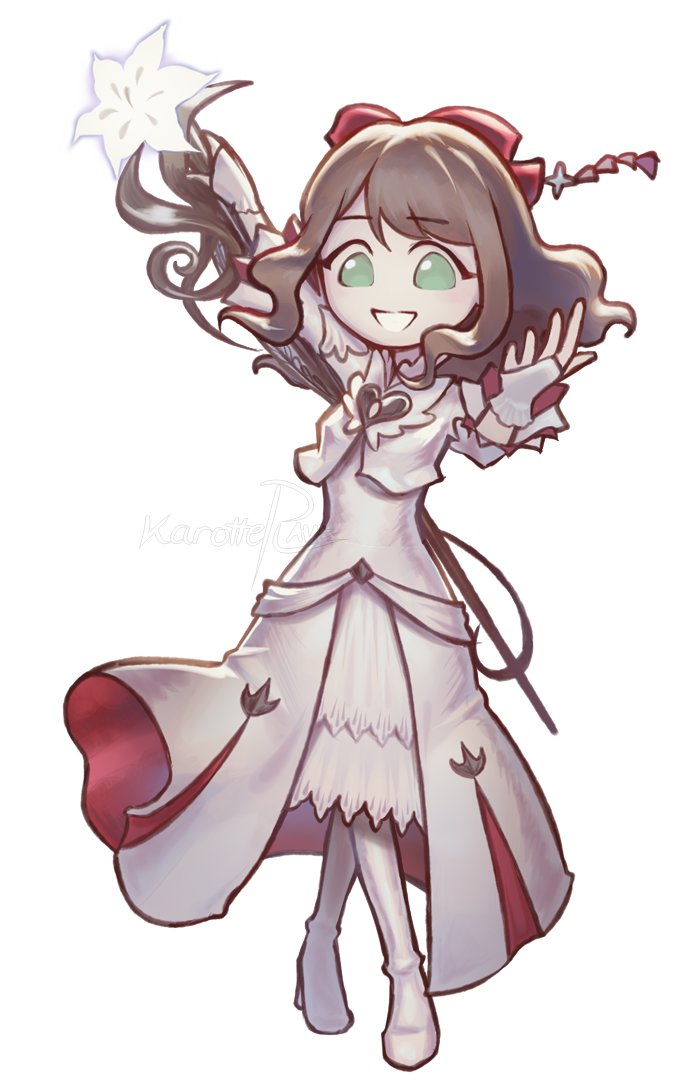 KarotteRAVE's tweet photo. [11/4/2022]
🌺 Happy Birthday Why Maige! 🌺

I did the artwork for me and Lite's birthday gift for her, the 5-star Why Maige gacha pull!!! 8DDD (11/10 WOULD WHALE)

And here's a thread dedicated to my beloved big sis @WhyMaige !!! ~~ https://t.co/o0PZNVkqGh