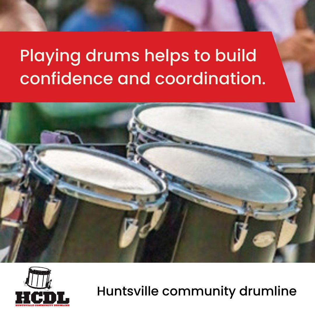 Drumming offers a great way to increase confidence &amp; coordination because you have to use all four limbs simultaneously. It is an accessible activity for all children and a great way to have fun and boost confidence quickly.