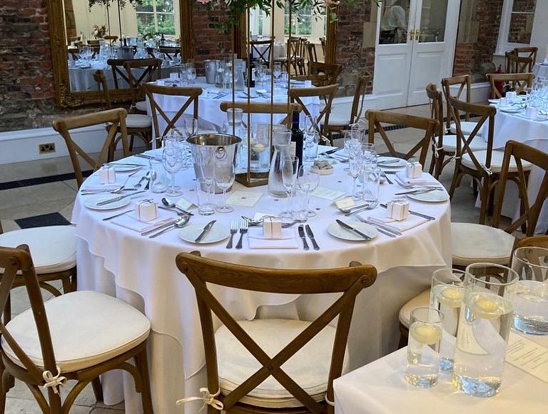 HCelebrationH's tweet photo. Another superb wedding at @goldsborohall #wedding #chairhire #tablehire https://t.co/MKN6RUmSQ6