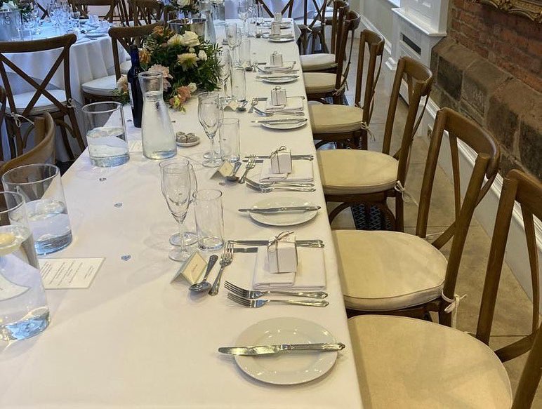 HCelebrationH's tweet photo. Another superb wedding at @goldsborohall #wedding #chairhire #tablehire https://t.co/MKN6RUmSQ6