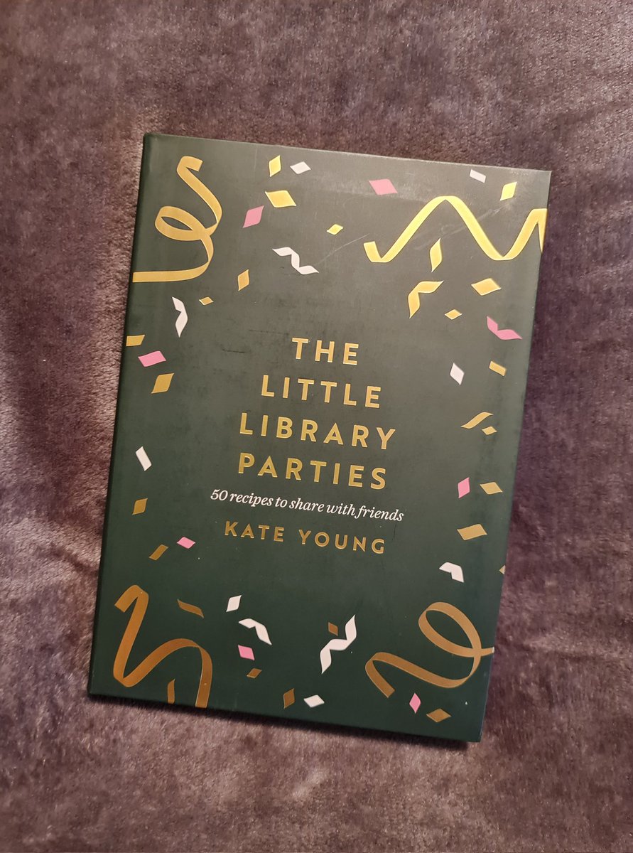 I have really enjoyed cookery books by @bakingfiction and I just enjoy how she writes so I could not help myself to The Little Library Parties: 50 recipies to share with friends. Inspired by some of parties in Kate Youngs favourite fiction books. @HoZ_Books