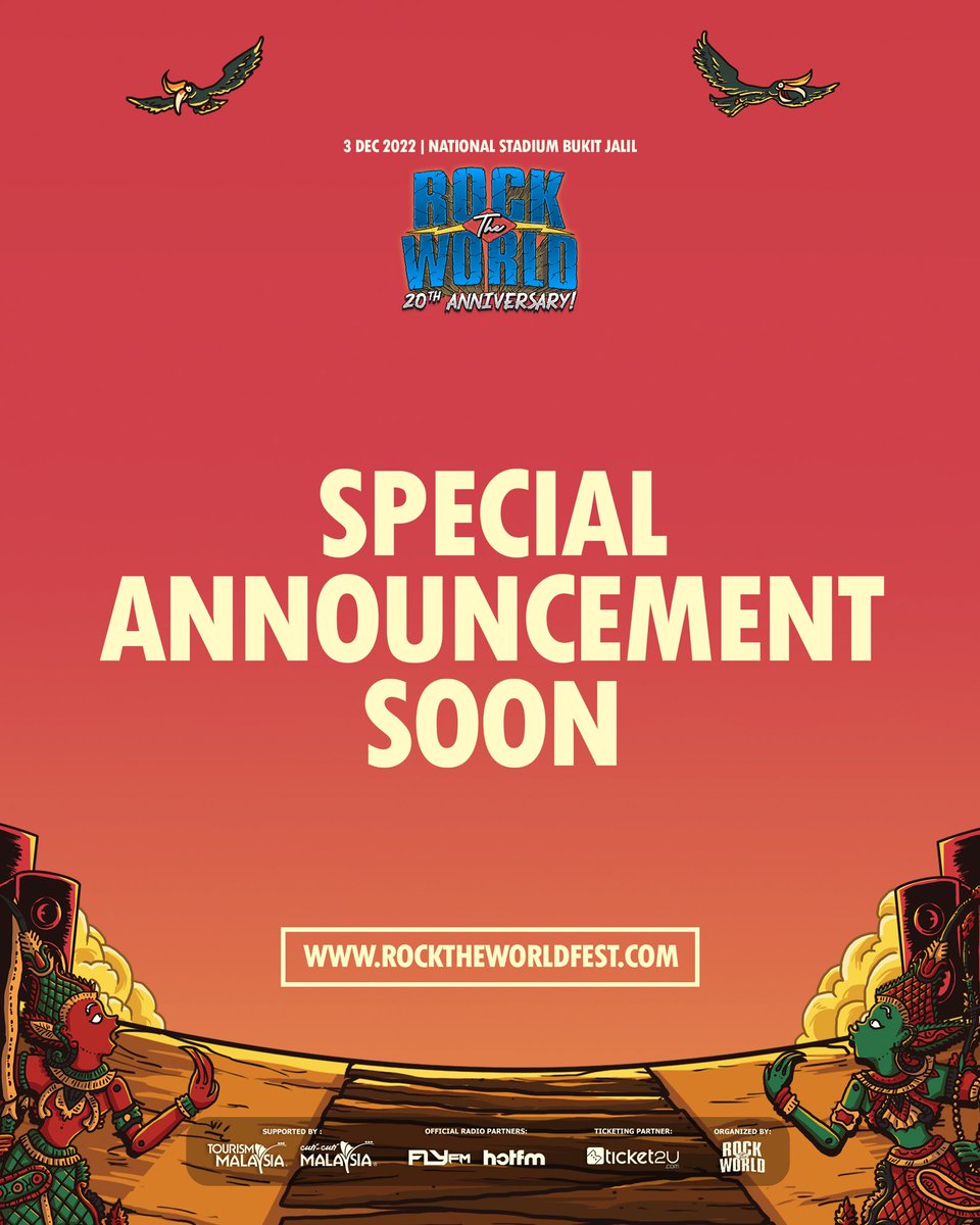 Kita kasi pecah tradisi untuk complete-kan lagi festival tahun ni 💯 Get ready. 6PM.

#rtw2022 #rtw22 #rtw20thanniversary