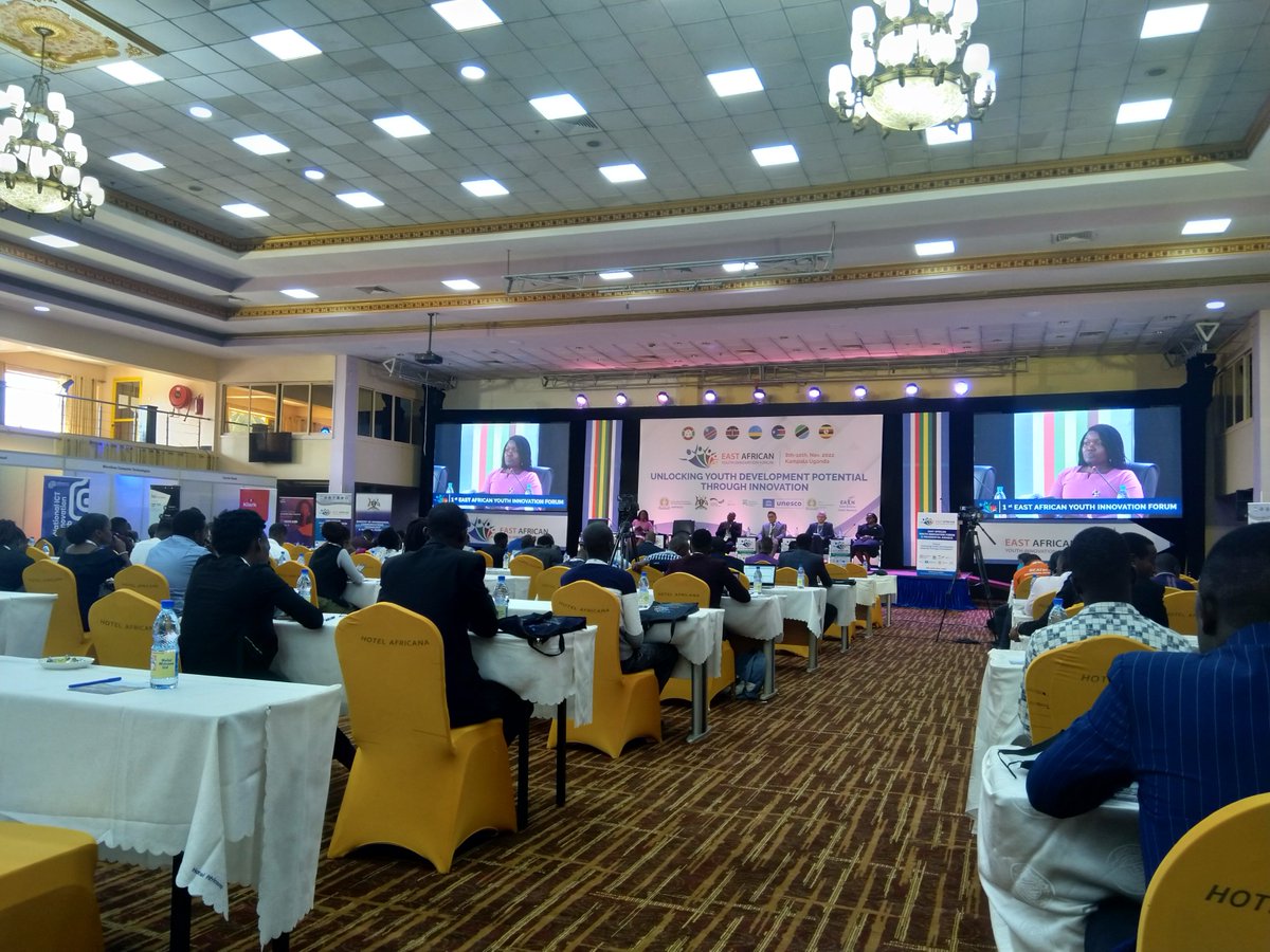 Day 2 begin with the theme: 'Innovation ecosystem and Technopreneurship Development for Youth'
@EA_YouthForum 
@EAYNOfficial 
@jumuiya